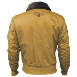 Бомбер Top Gun Official B-15 men's Flight Bomber Jacket With Patches TGJ1542P (Wheat) Бомбер Top Gun Official B-15 men's Flight Bomber Jacket With Patches TGJ1542P (Wheat)