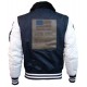 Бомбер Top Gun MA-1 Color Block Bomber Jacket With Fur & Patches TGJ1649P (Navy/White)
