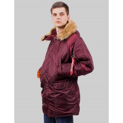 Зимова куртка аляска Alpha Industries Slim Fit N-3B Parka MJN31210C1 (Maroon) Зимова куртка аляска Alpha Industries Slim Fit N-3B Parka MJN31210C1 (Maroon)