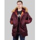 Зимова куртка аляска Alpha Industries Slim Fit N-3B Parka MJN31210C1 (Maroon)