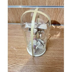 Статуэтка "Аэродром Женева" в стеклянной колбе