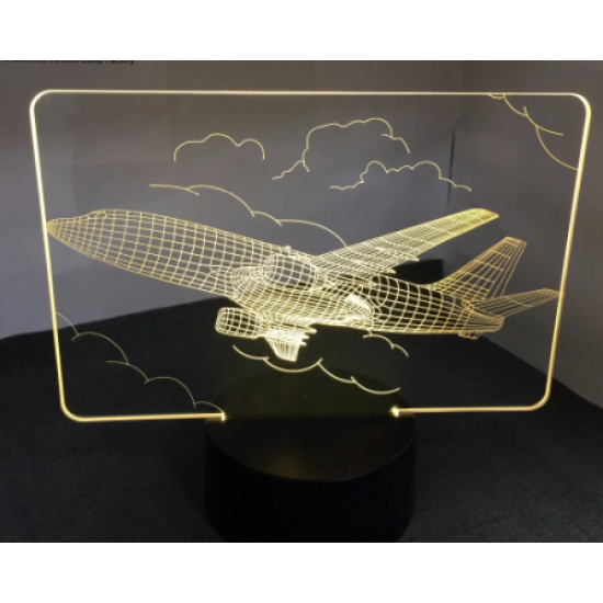 Remote Control Air Plane 3D with clouds