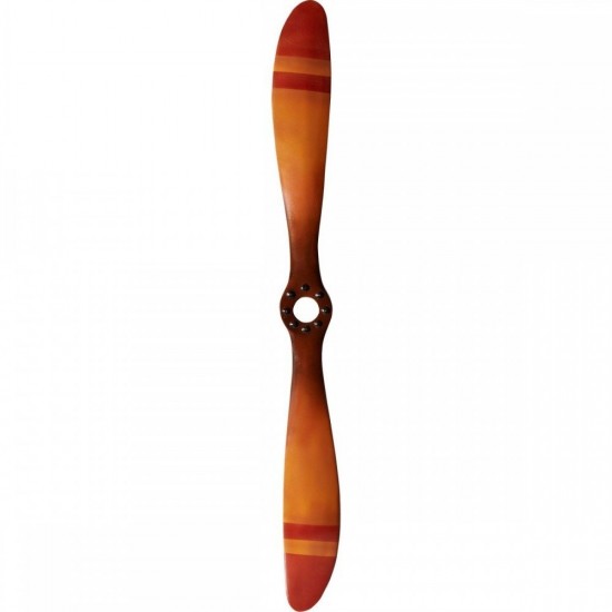 Replica Airplane Propeller with Red Tips 4' 