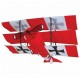Red Baron Triplane 3D Kite Kite Toy