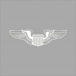 Наклейка на автомобиль авиационная Pilot Wings Window Decal Наклейка на автомобиль авиационная Pilot Wings Window Decal
