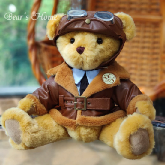 Іграшка Ведмедик Пілот 36 см