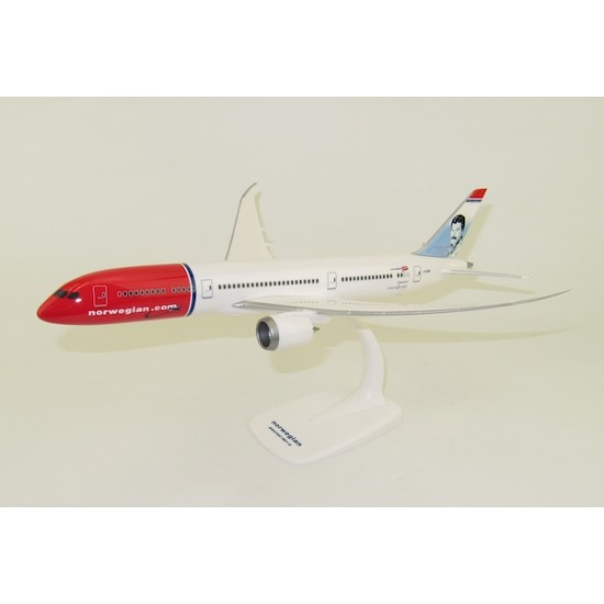 Модель літака BOEING 787-9 NORWEGIAN FREDDIE MERCURY G-CKNA OFFICIAL AIRLINE PROMO BOX 1:200