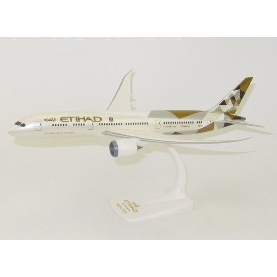 Модель літака BOEING 787-9 ETIHAD AIRWAYS A6-BLA OFFICIAL AIRLINE PROMO BOX 1:200