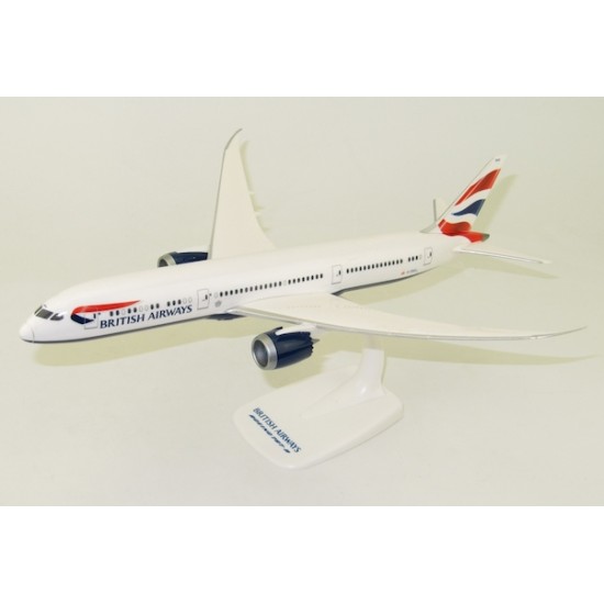 Модель літака BOEING 787-9 BRITISH AIRWAYS G-ZBKA OFFICIAL AIRLINE PROMO BOX 1:200