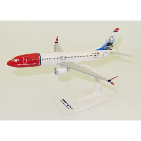 Модель літака BOEING 737-8MAX NORWEGIAN AIR SHUTTLE SIR FREDDIE LAKER EI-FYA 1:200