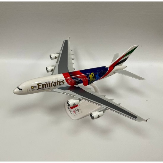 Модель самолета AIRBUS A380-800 Emirates "ICC Cricket World Cup, England & Wales 2019" A6-EOH 1:250