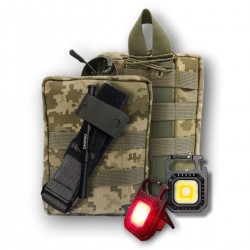 Completed IFAK first aid kit "Wolf" with two turnstiles, large, Pixel Completed IFAK first aid kit "Wolf" with two turnstiles, large, Pixel