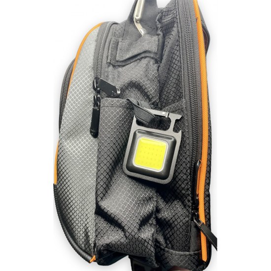 Акумуляторний кишеньковий LED ліхтар карабін з магнитом, попередня модель W5130