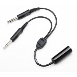Переходник для авиагарнитуры Single Plug Headset Adapter to GA  Переходник для авиагарнитуры Single Plug Headset Adapter to GA