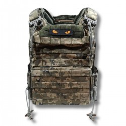 Plate carrier FAST DROP with pockets for plates of sizes 25x30 cm, pixel Plate carrier FAST DROP with pockets for plates of sizes 25x30 cm, pixel