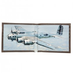 Кошелек авиационный Boeing B-17 кожаный Кошелек авиационный Boeing B-17 кожаный