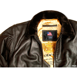 Куртка пілота USWINGS, Gold Goatskin G-1 Куртка пілота USWINGS, Gold Goatskin G-1