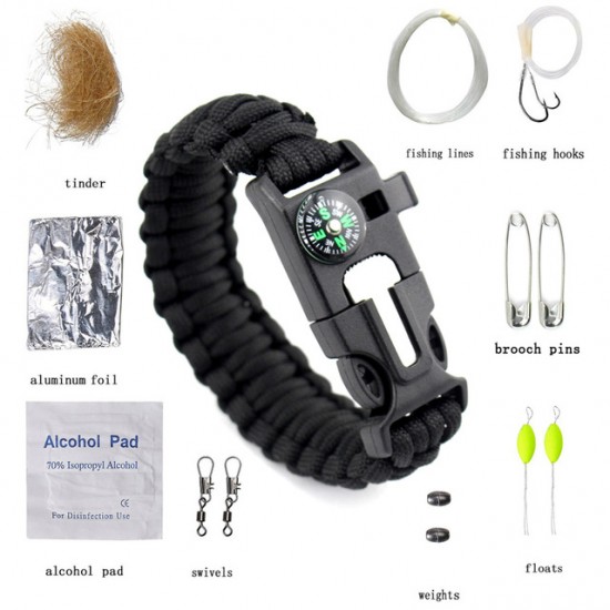 Браслет Paracord survival kit / Paracord survival kit bracelet