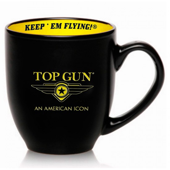 Чашка авіаційна Top Gun LOGO Coffee Mug чорна