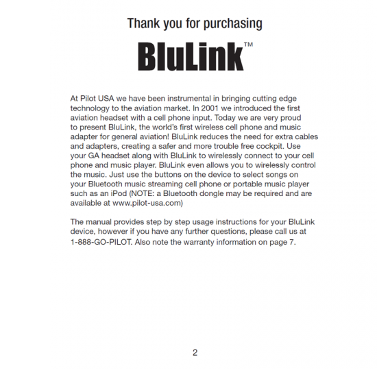 Bluetooth адаптер (BluLink, GA Twin Plugs)