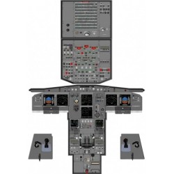 Плакат Кабіна Airbus A319 / 320/321 Плакат Кабіна Airbus A319 / 320/321