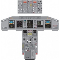 Кабина Embraer ERJ 170/190 Cockpit poster Кабина Embraer ERJ 170/190 Cockpit poster