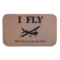 Коврик для пола авиационный I Fly, Therefore I Am Not Here Коврик для пола авиационный I Fly, Therefore I Am Not Here