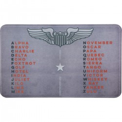 Коврик авиационный International Phonetic Alphabet Doormat придверный Коврик авиационный International Phonetic Alphabet Doormat придверный