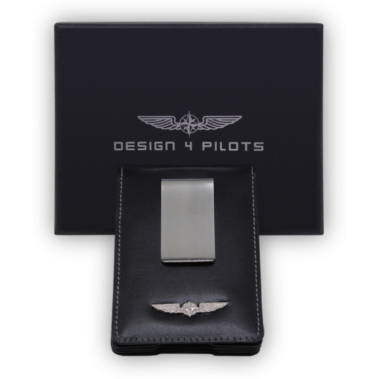 Візитниця/ Затискач для грошових банкнот авіаційний DESIGN 4 PILOTS PILOT CARD HOLDER