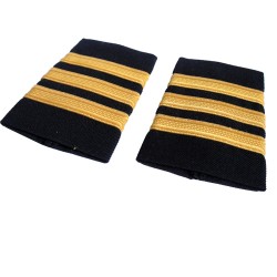 Погоны гражданской авиации, 3 полосы (Yellow mat) Погоны гражданской авиации, 3 полосы (Yellow mat)