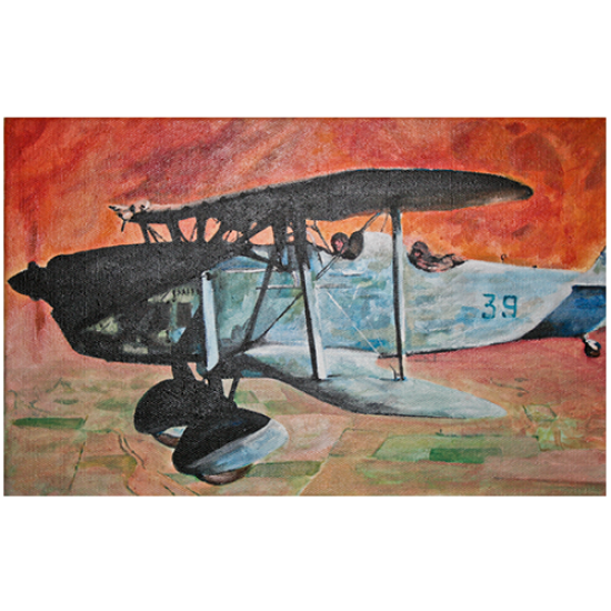 Картина авиационная "С войны"