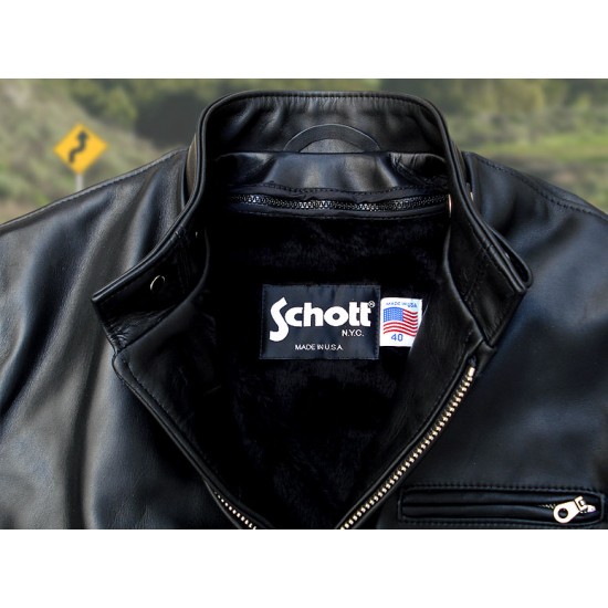 Куртка авиационная US WINGS Schott® Classic Racer 141 Motorcycle Jacket мужская