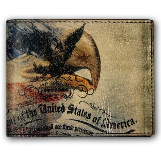 Шкіряний гаманець Top Gun American Bald Eagle