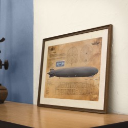 Картина авиационная "Graf Zeppelin" LZ-127 винтажная Картина авиационная "Graf Zeppelin" LZ-127 винтажная