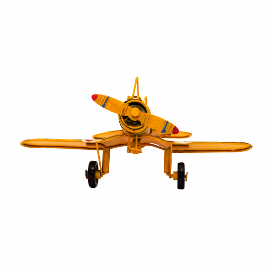 Vintage colored fighter plane