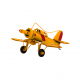 Vintage colored fighter plane