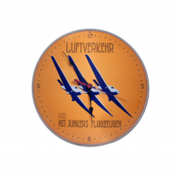 Wallclock 14'' Mit Junkers Wallclock 14'' Mit Junkers