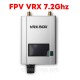Видеопередатчик и видеоприемник VTX + VRX 7.2 ГГц (60CH, 6110–7210 МГц) с охлаждением и SMA — для FPV дронов дальнего действия